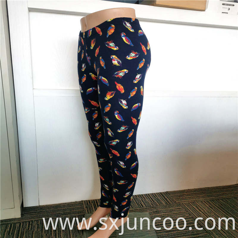 Beautiful Birds Printing Styles Polyester Spandex Leggings